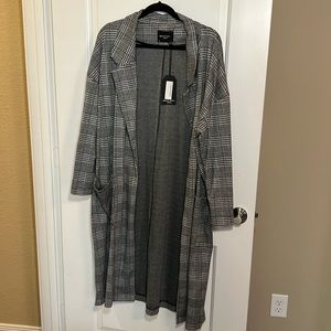 Plaid Duster Jacket